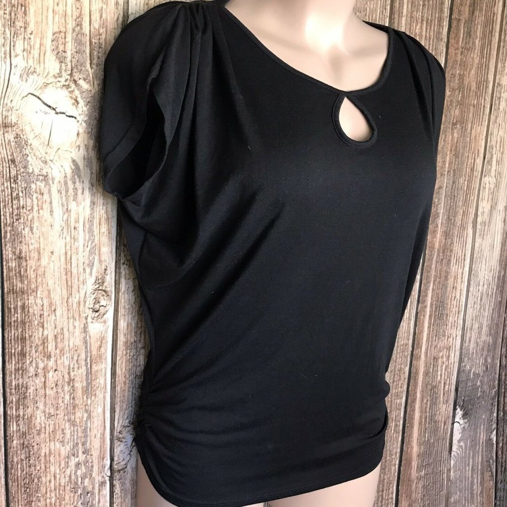 Roman Women's Fashion Blouse ~ Sz 3X ~ Black